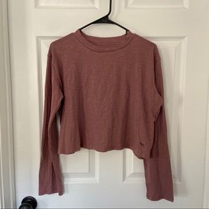 Victoria Secret Pink Cropped Long Sleeve